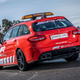 The F1 medical car is a red Mercedes-AMG C 63 S Estate